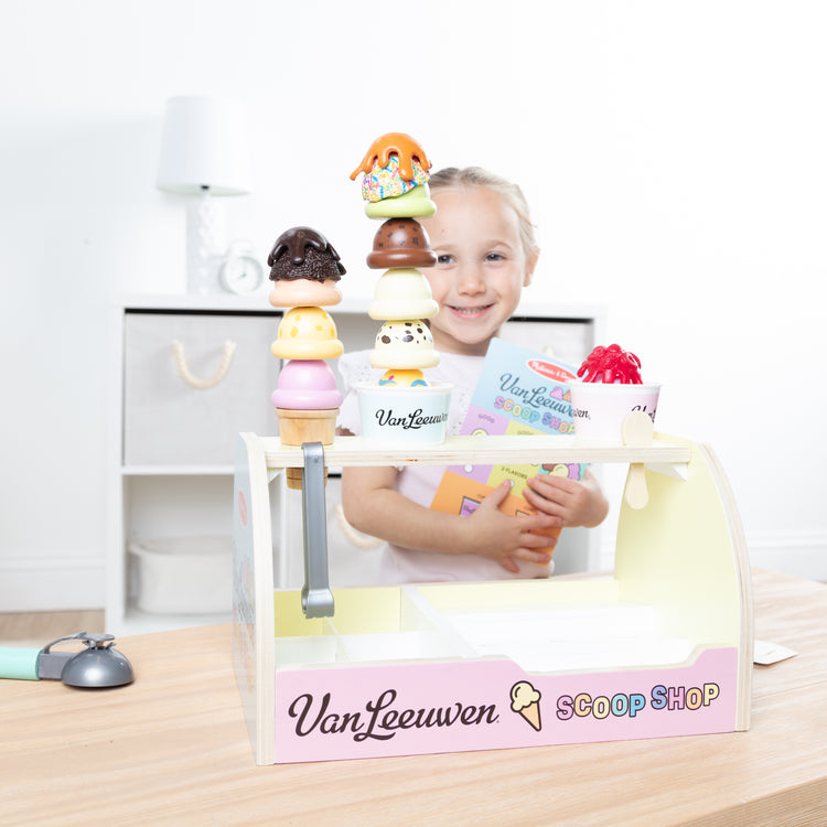 A playroom scene with The Van Leeuwen Scoop Shop Ice Cream Play St