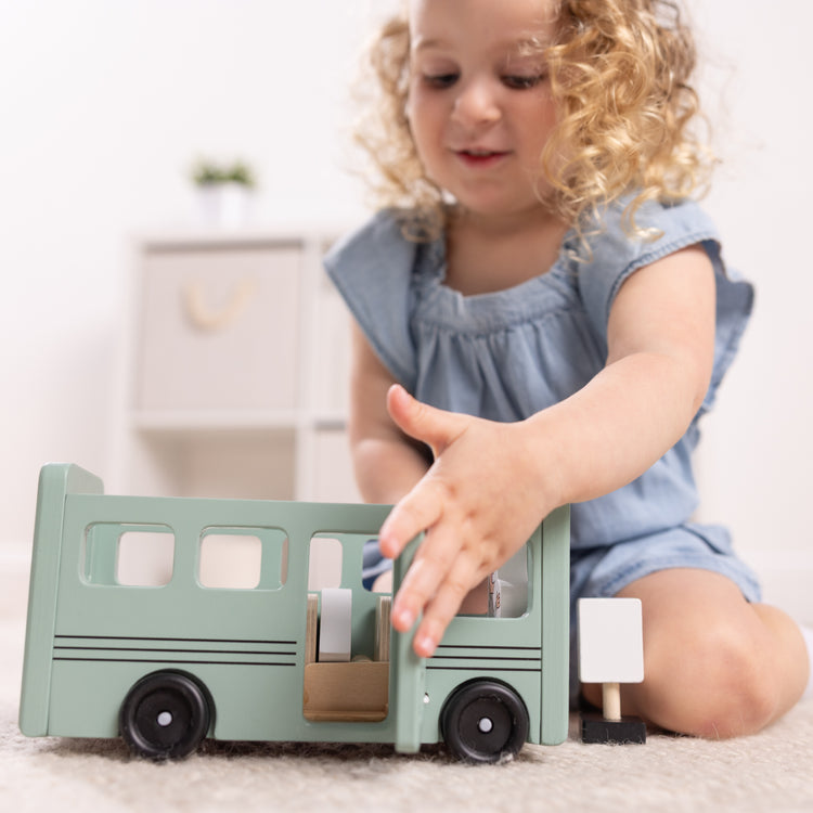 The Pigeon Wooden Bus Play Set
