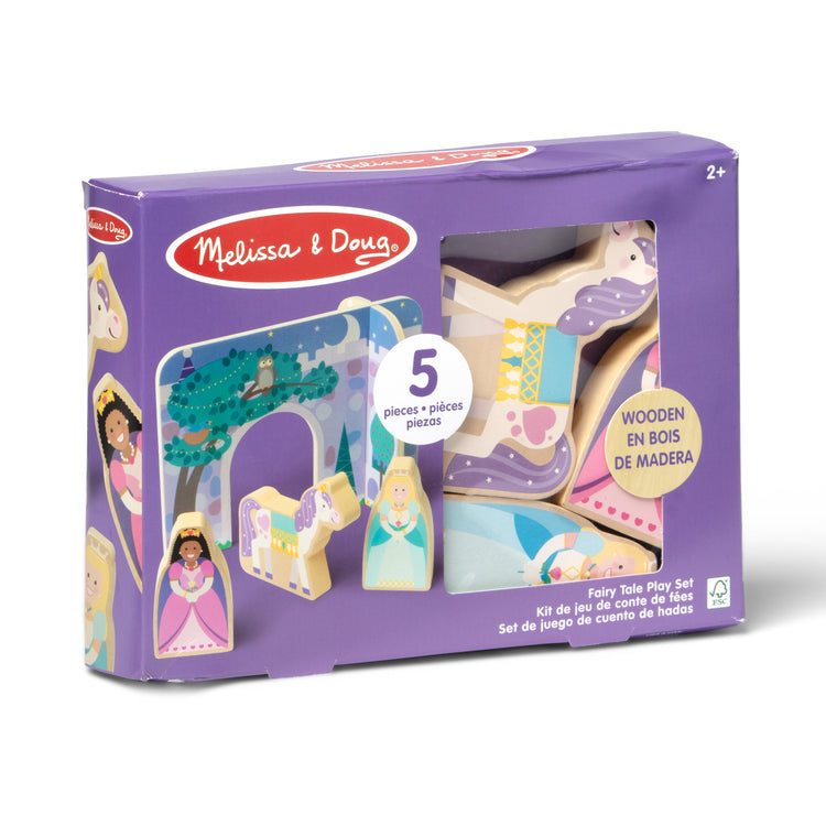 The front of the box for The Wooden Fairy Tale Play Set