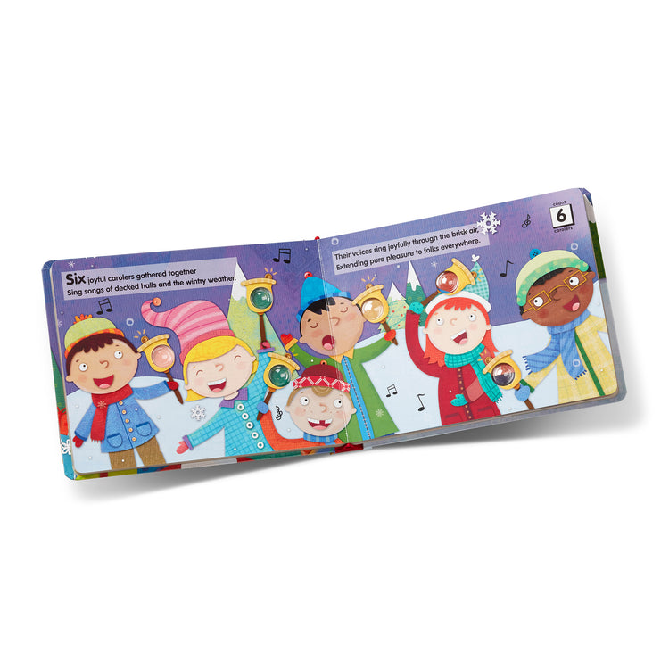 The loose pieces of The Melissa & Doug Children's Book - Poke-a-Dot:The Night Before Christmas (Board Book with Buttons to Pop)