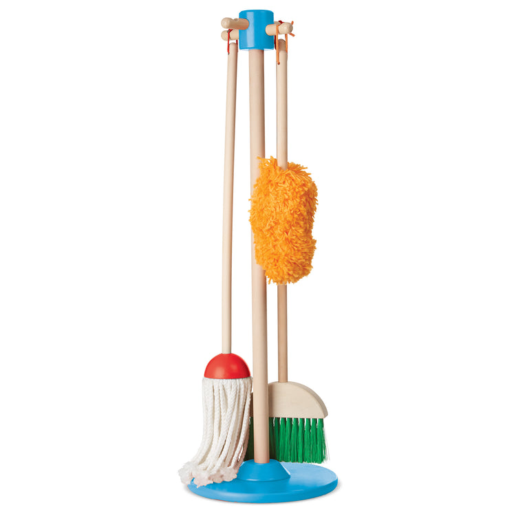 The front of the box for The Deluxe Cleaning & Laundry Play Set