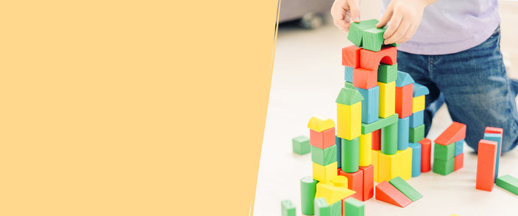 100 Colorful Wooden Blocks Set