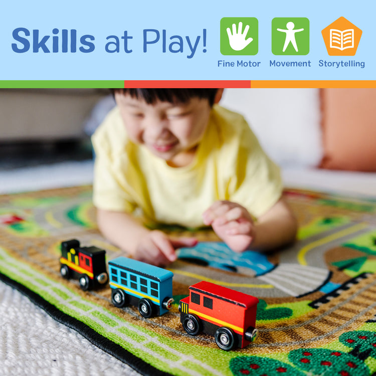 The Melissa & Doug Wooden Magnetic Train Cars - 8 Piece Educational and Skill-Building Wooden Toy for Boys and Girls