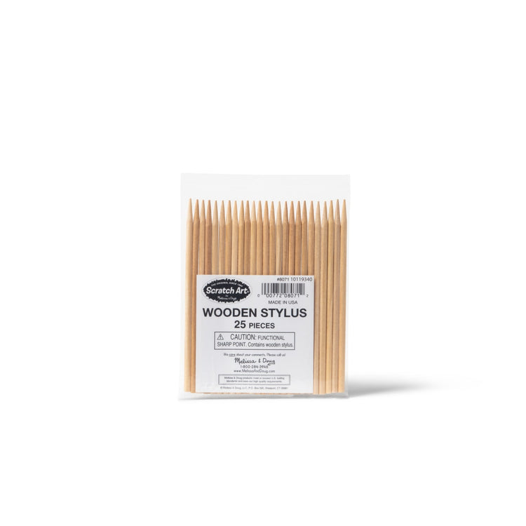 Melissa & Doug 25 Wood Stylus Sticks