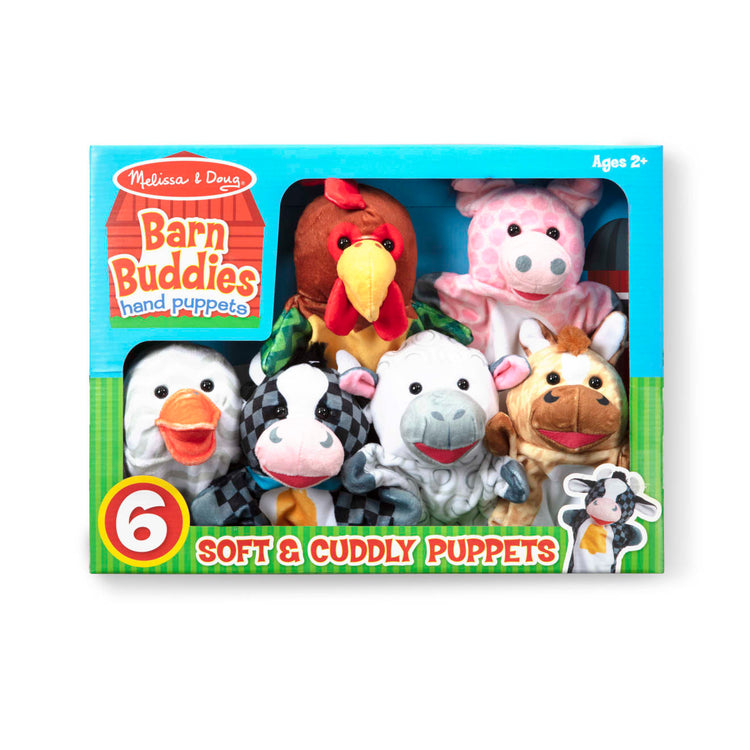 the Melissa & Doug Barn Buddies Hand Puppets, Set of 6 (Cow, Sheep, Horse, Duck, Chicken, Pig)