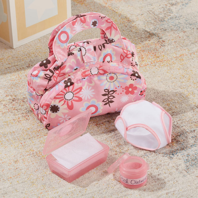 the Melissa & Doug Mine to Love Doll Diaper Changing Set With Accessories (7 pcs)