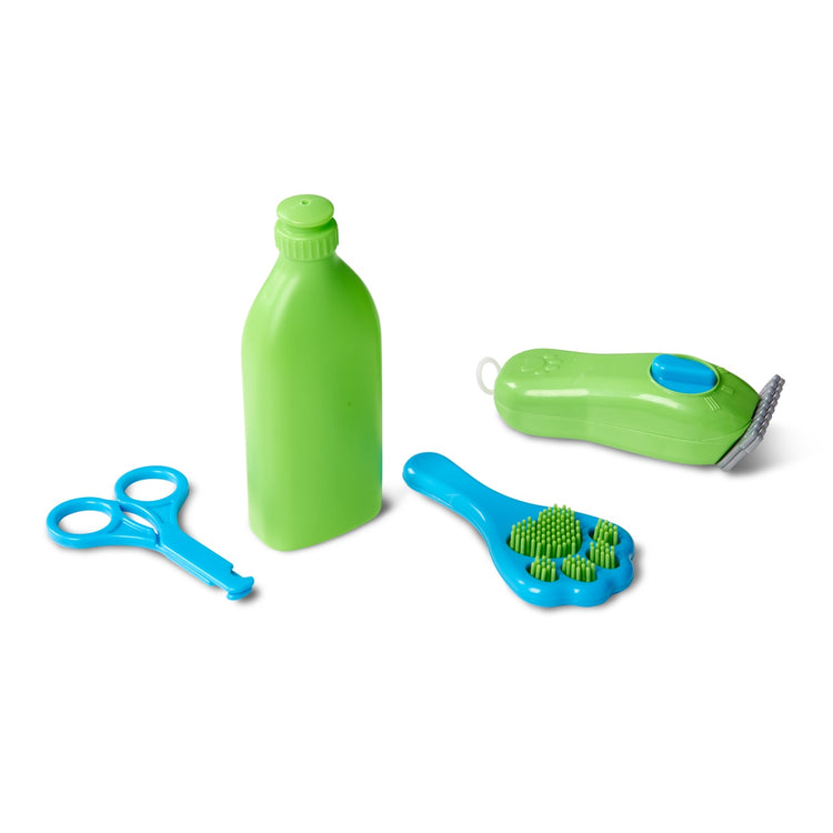 the Melissa & Doug Feeding and Grooming Pet Care Play Set