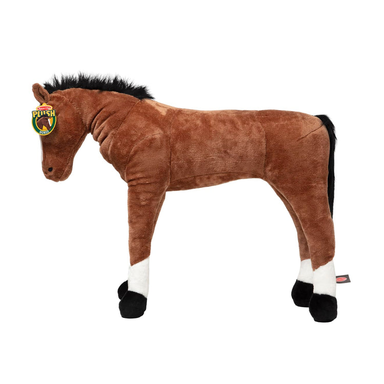 the Melissa & Doug Giant Horse - Lifelike Stuffed Animal (nearly 3 feet tall)