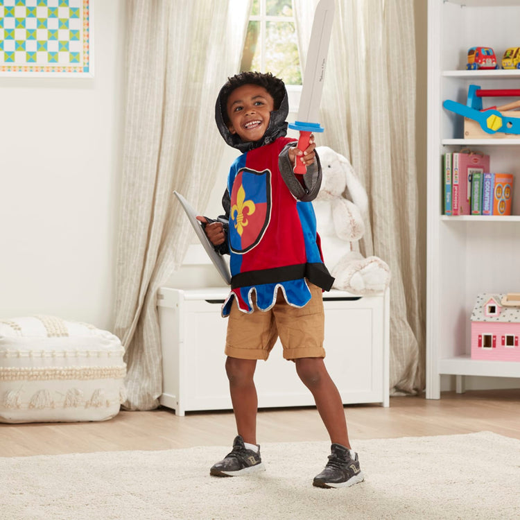 Melissa & Doug Knight Role Play Costume Dress-Up Set (4 pcs)
