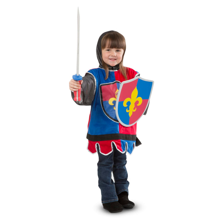 Melissa & Doug Knight Role Play Costume Dress-Up Set (4 pcs)