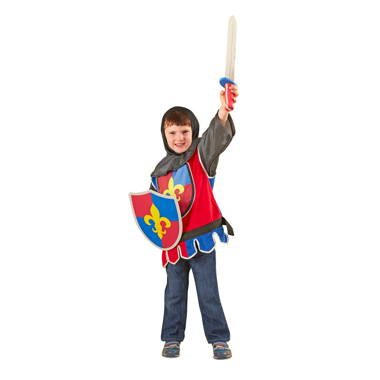 Melissa & Doug Knight Role Play Costume Dress-Up Set (4 pcs)