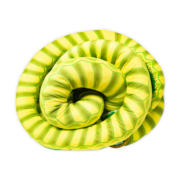 the Melissa & Doug Giant Boa Constrictor - Lifelike Stuffed Animal Snake (over 14 feet long)