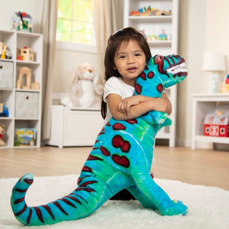 Melissa & Doug T-Rex Dinosaur -  Lifelike Stuffed Animal (over 2 feet tall)