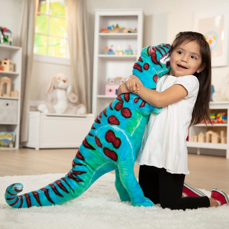 Melissa & Doug T-Rex Dinosaur -  Lifelike Stuffed Animal (over 2 feet tall)