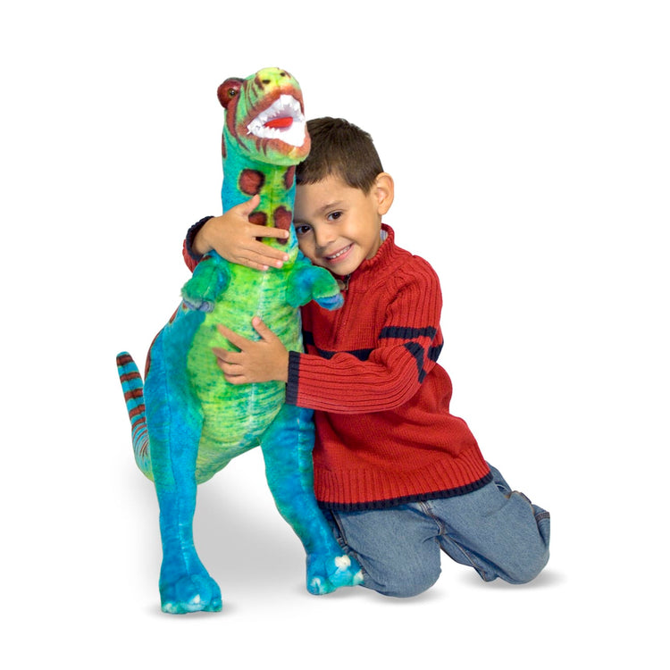 Melissa & Doug T-Rex Dinosaur -  Lifelike Stuffed Animal (over 2 feet tall)